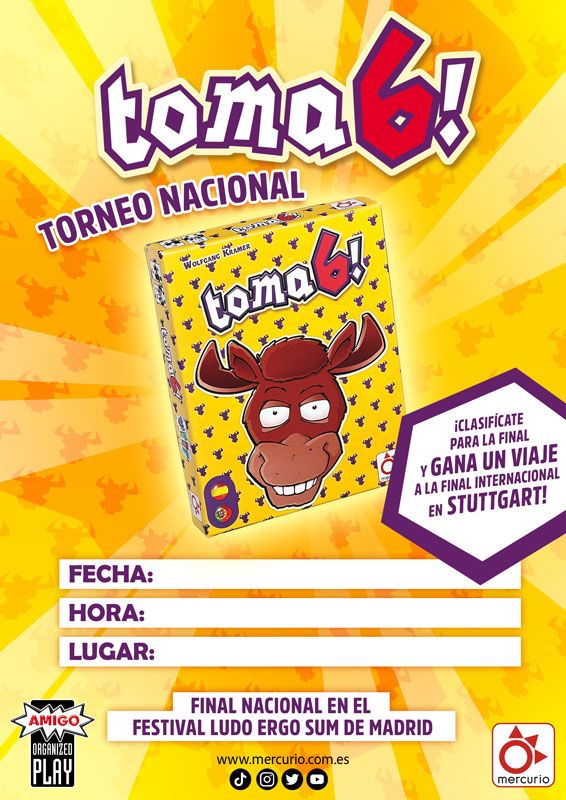 Cartel Tiendas torneo Toma6